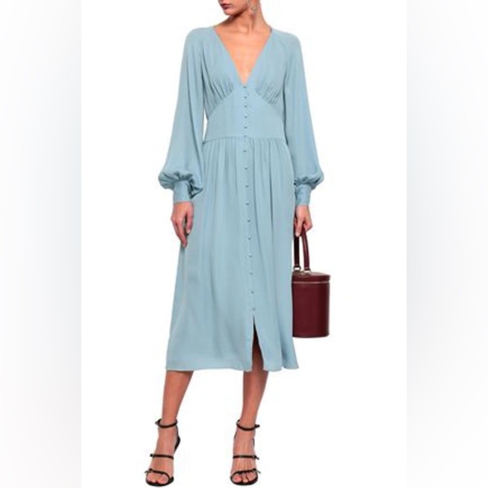 JOIE Kyria Gathered Silk Dress